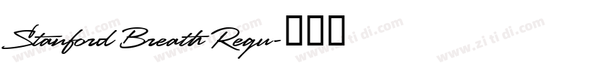 Stanford Breath Regu字体转换